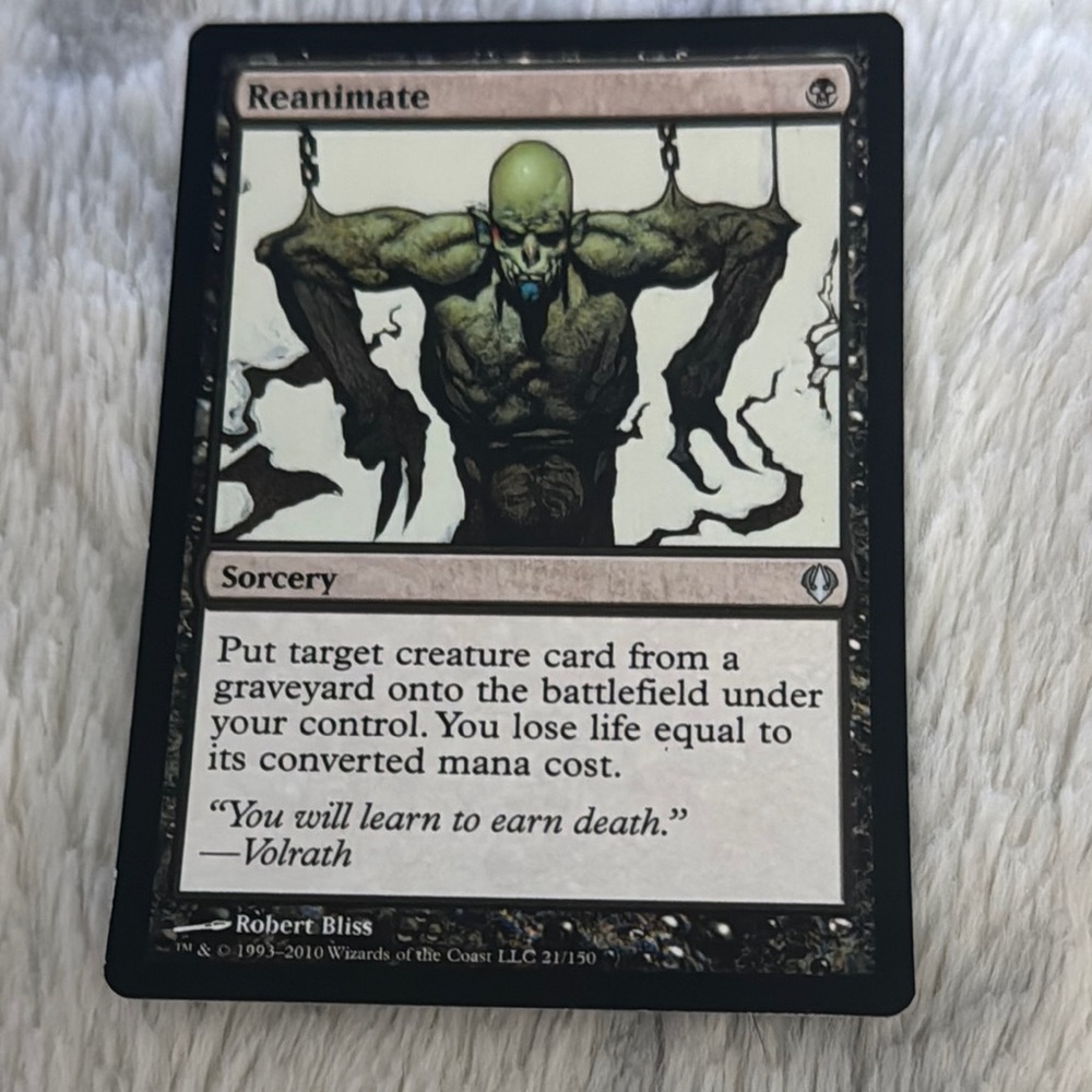 MTG Magic the Gathering Reanimate